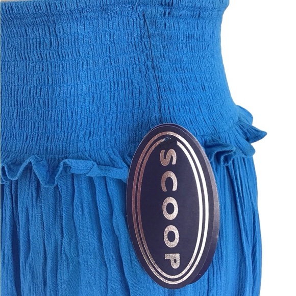 Scoop Boho Tiered Blue Maxi Skirt Women’s Size Small - Picture 3 of 6